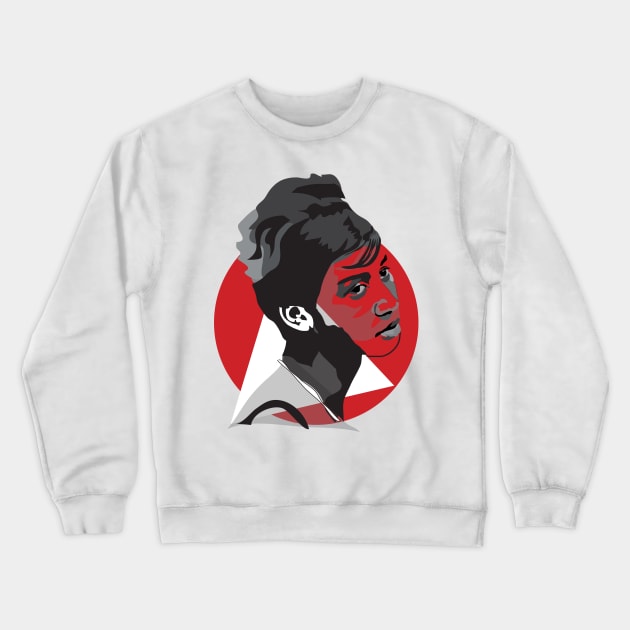 Aretha Franklin Crewneck Sweatshirt by annamckay